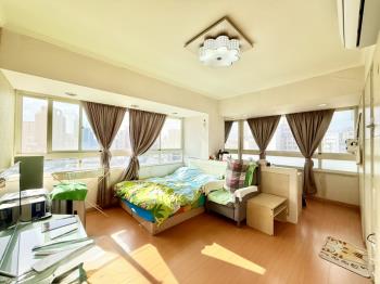 市中心次高樓邊間採光美屋