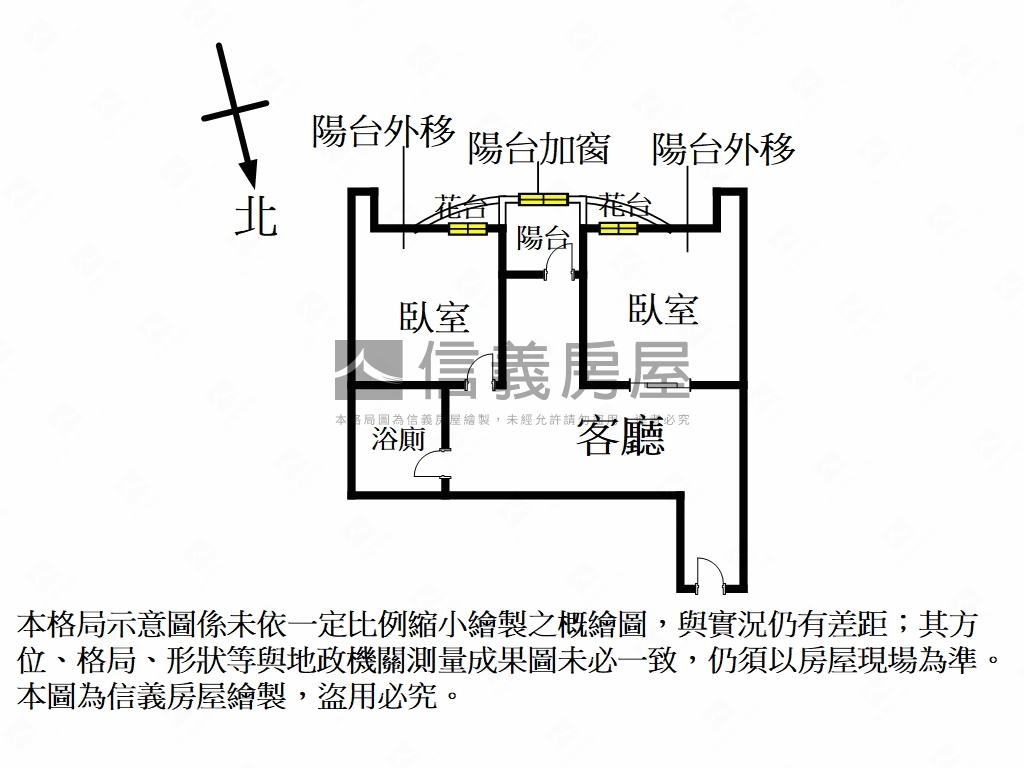 美麗心殿稀有寧靜兩房釋出房屋室內格局與周邊環境