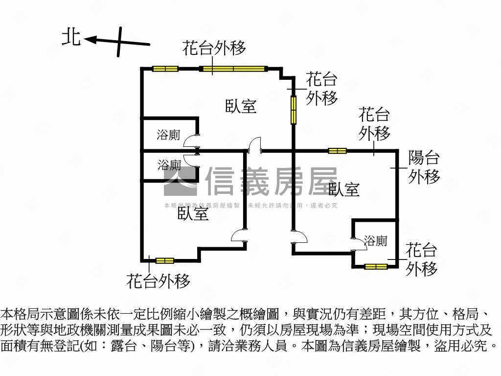 勤益低總價收租美套（Ｂ）房屋室內格局與周邊環境