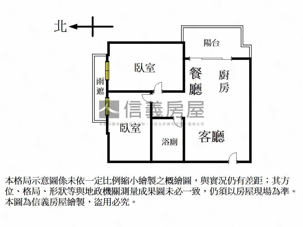 多城國際亞高樓質感２房房屋室內格局與周邊環境