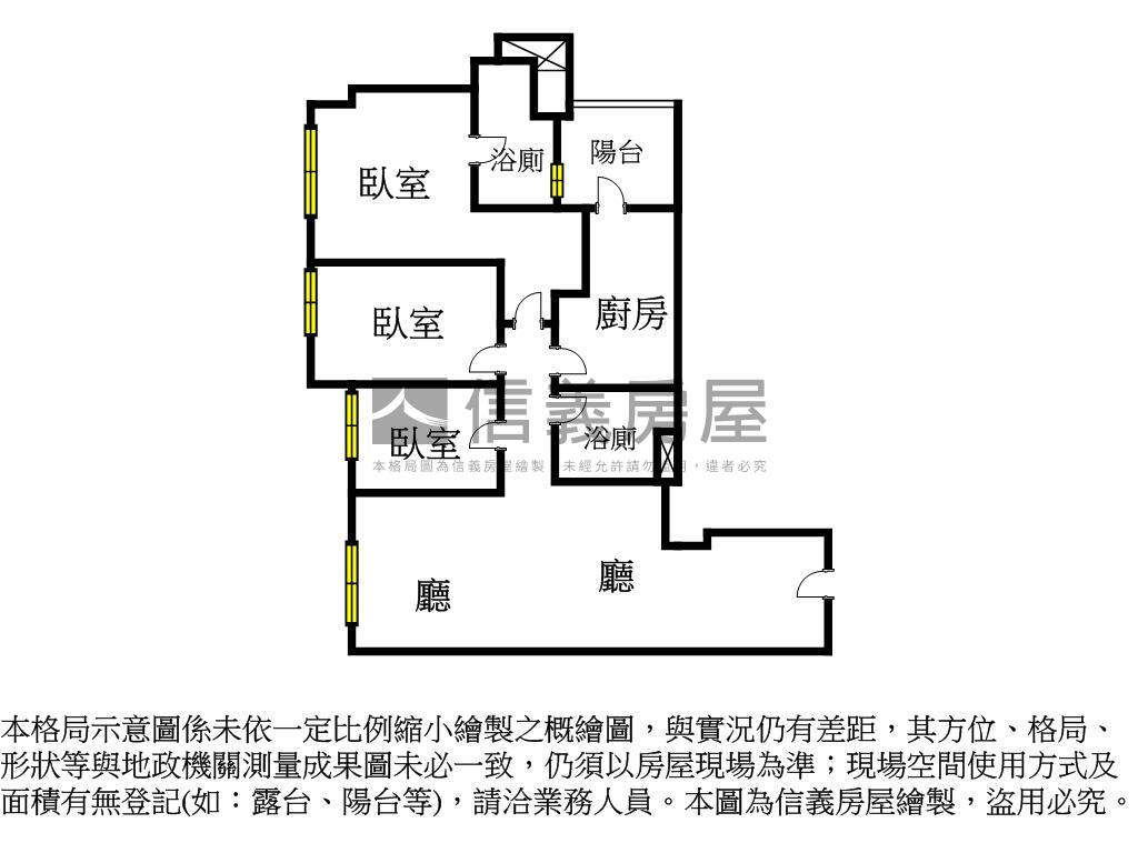 宏道豐匯綠意三房附車位房屋室內格局與周邊環境