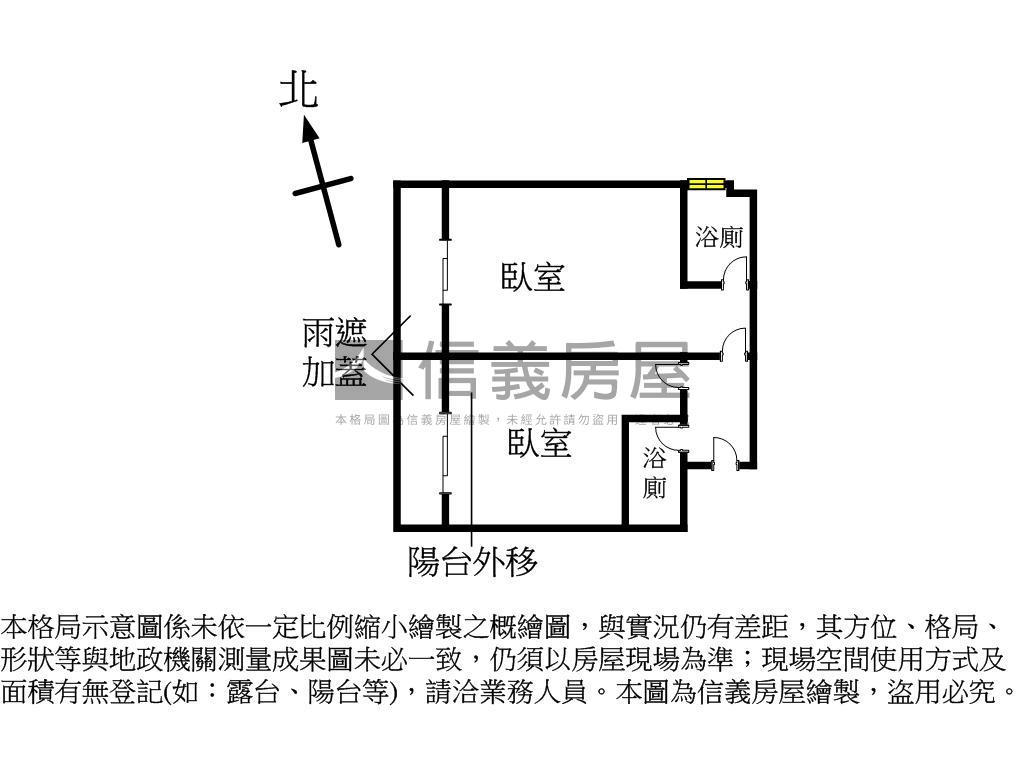 宜大美宿採光好屋房屋室內格局與周邊環境