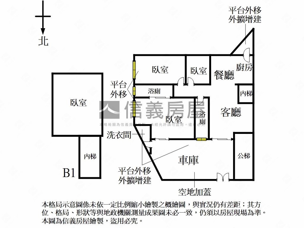 敦南靜巷車庫一樓房屋室內格局與周邊環境