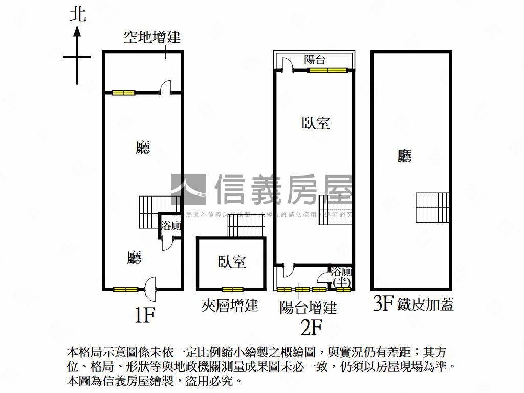 近後驛朝北美巷透房屋室內格局與周邊環境