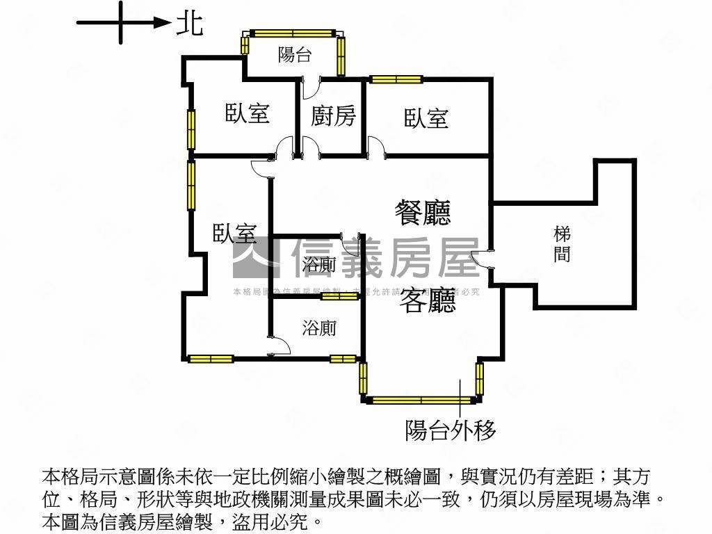 景安好近後棟美三房房屋室內格局與周邊環境