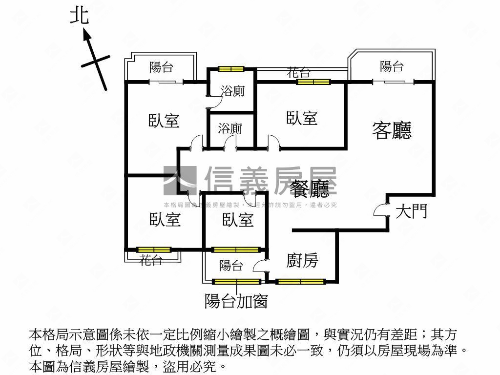 ★文心經典高樓四房溫馨宅房屋室內格局與周邊環境
