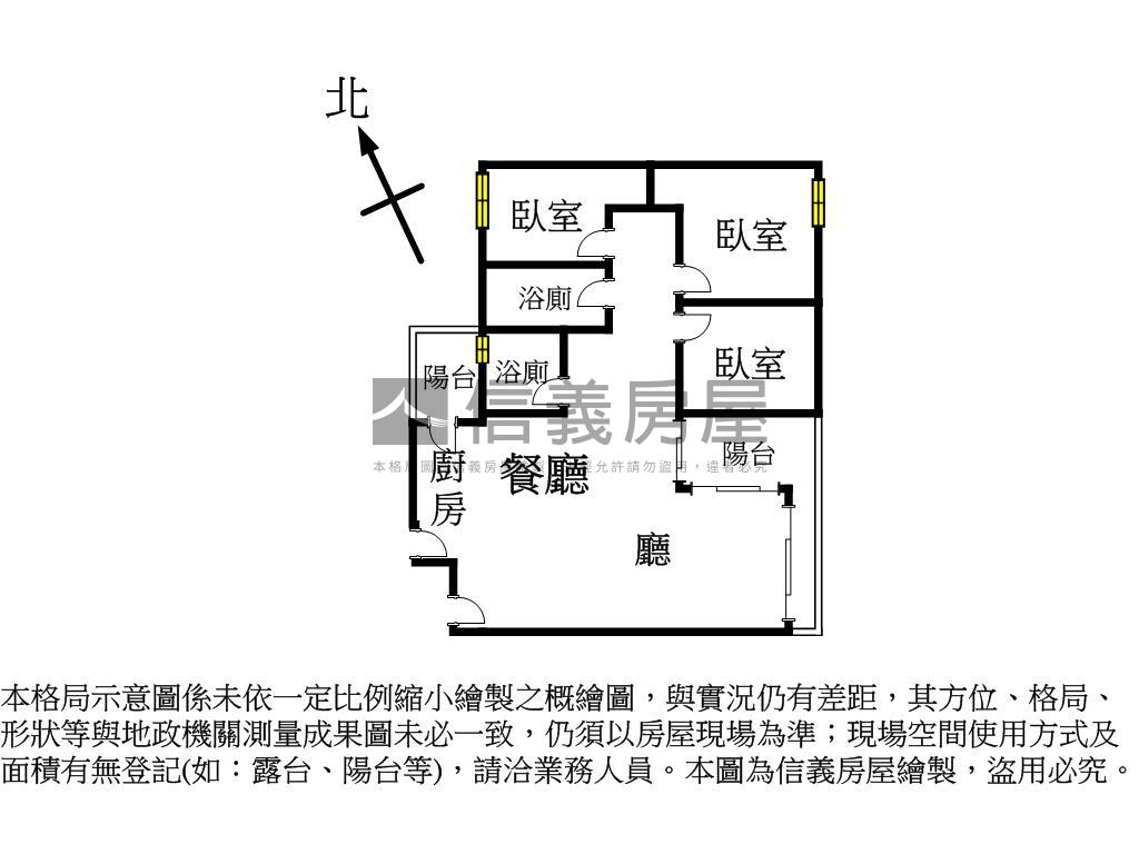 涵森大視野三房雙車房屋室內格局與周邊環境