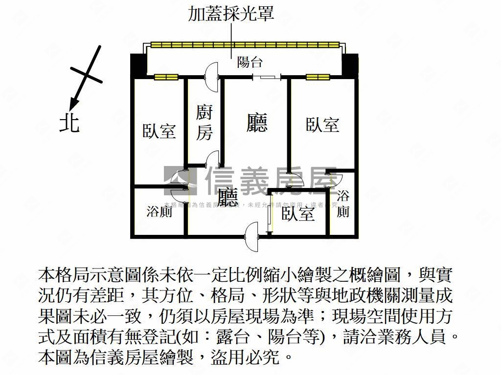 近藝文演說家明亮３房房屋室內格局與周邊環境