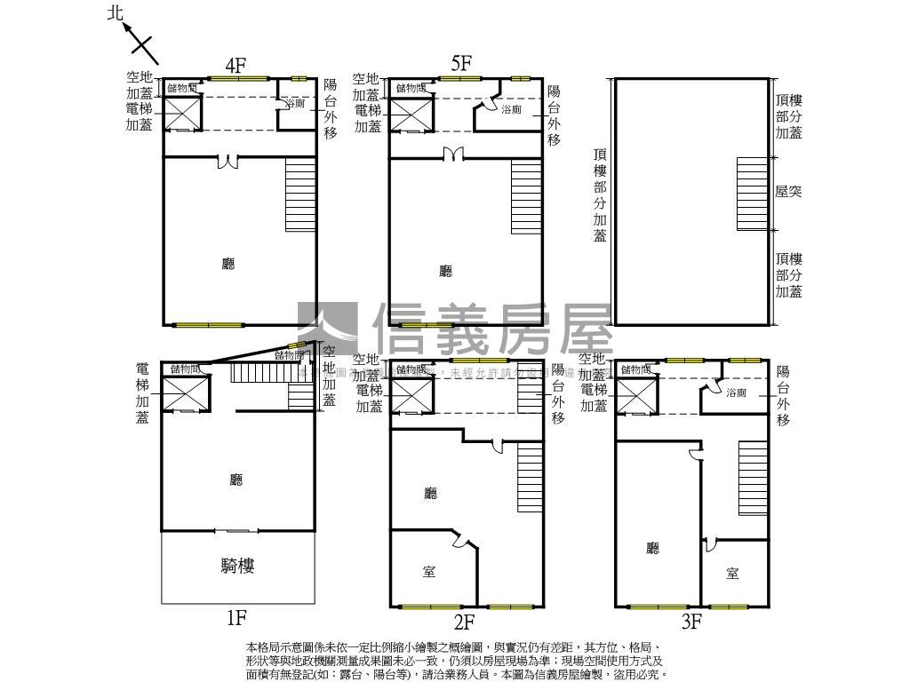 西屯路５米８面寬電梯透店房屋室內格局與周邊環境