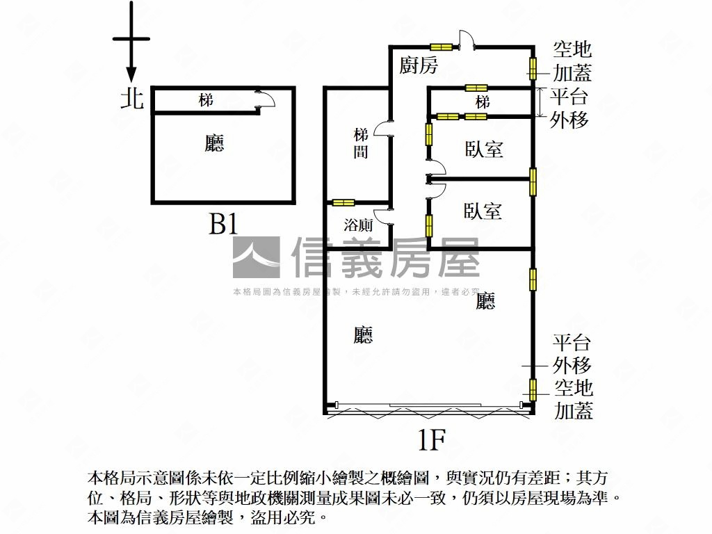 中正國中◆三面採光一樓房屋室內格局與周邊環境