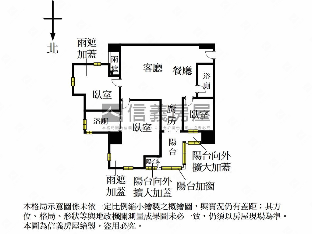 觀海３房遼闊山海美景房屋室內格局與周邊環境