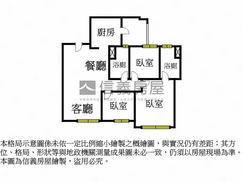 北屯全新高樓層三房平車房屋室內格局與周邊環境