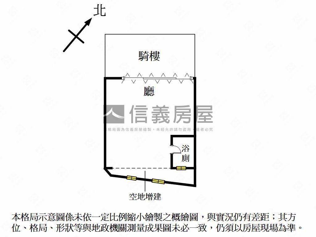 近巨城正北大路收租金店面房屋室內格局與周邊環境