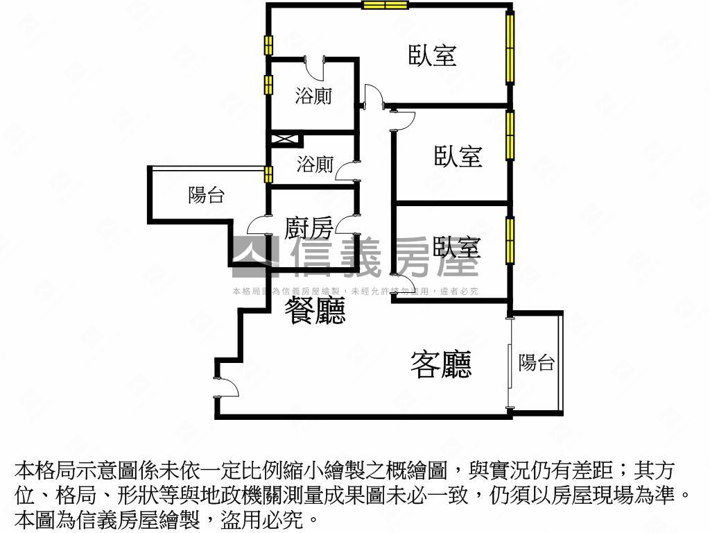 心動新竹之昇Ｂ３棟大三房房屋室內格局與周邊環境