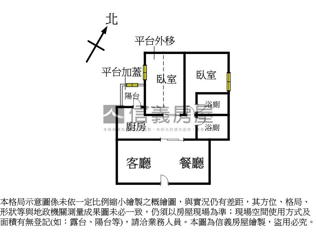 秀朗電梯２房房屋室內格局與周邊環境