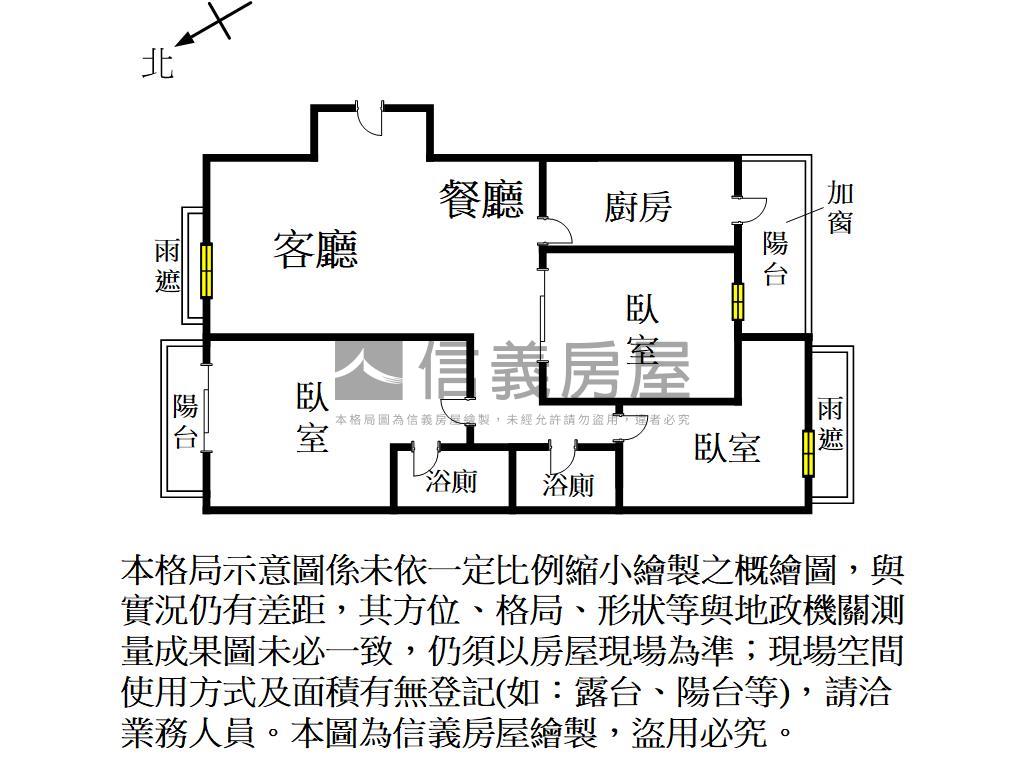 成功御美學美三房大平車房屋室內格局與周邊環境