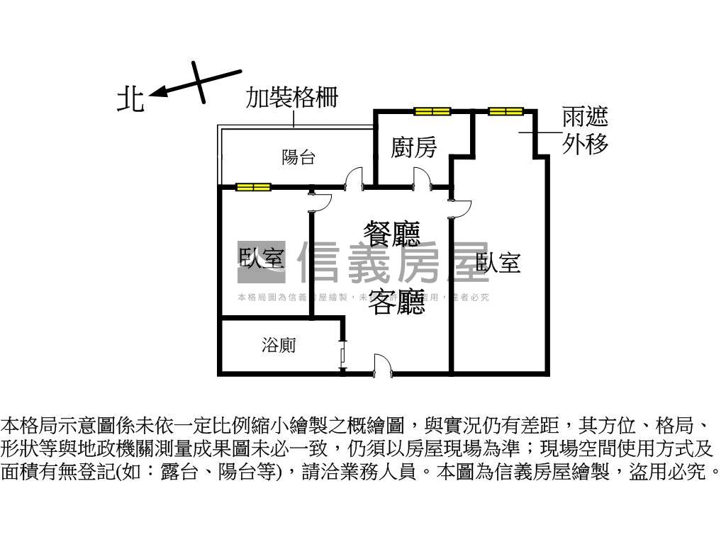 赫里翁臻愛美裝潢兩房車位房屋室內格局與周邊環境