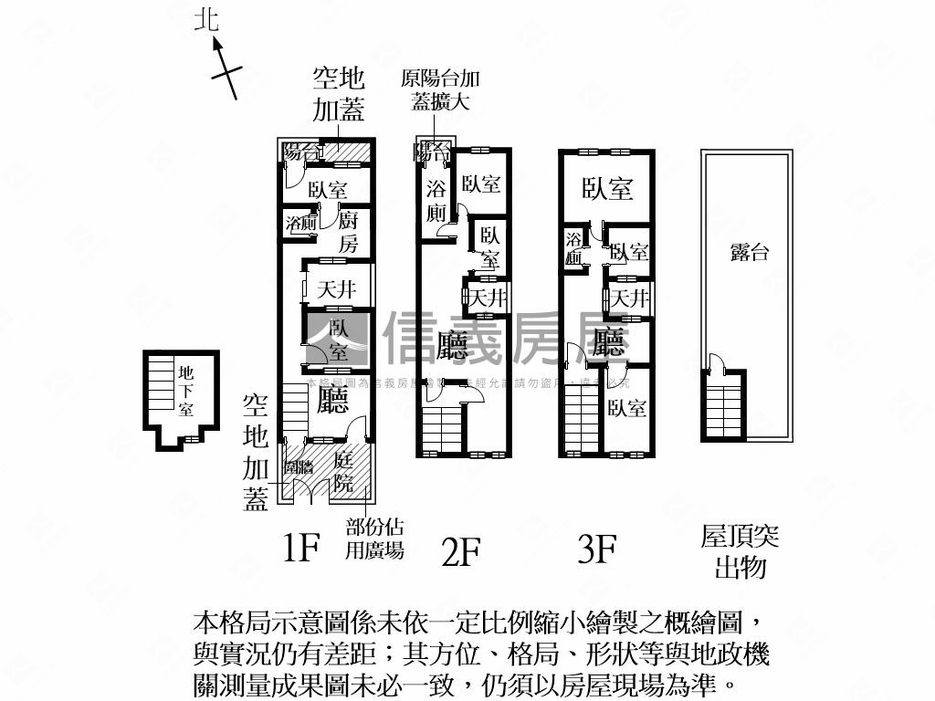 和平街庭院透天房屋室內格局與周邊環境
