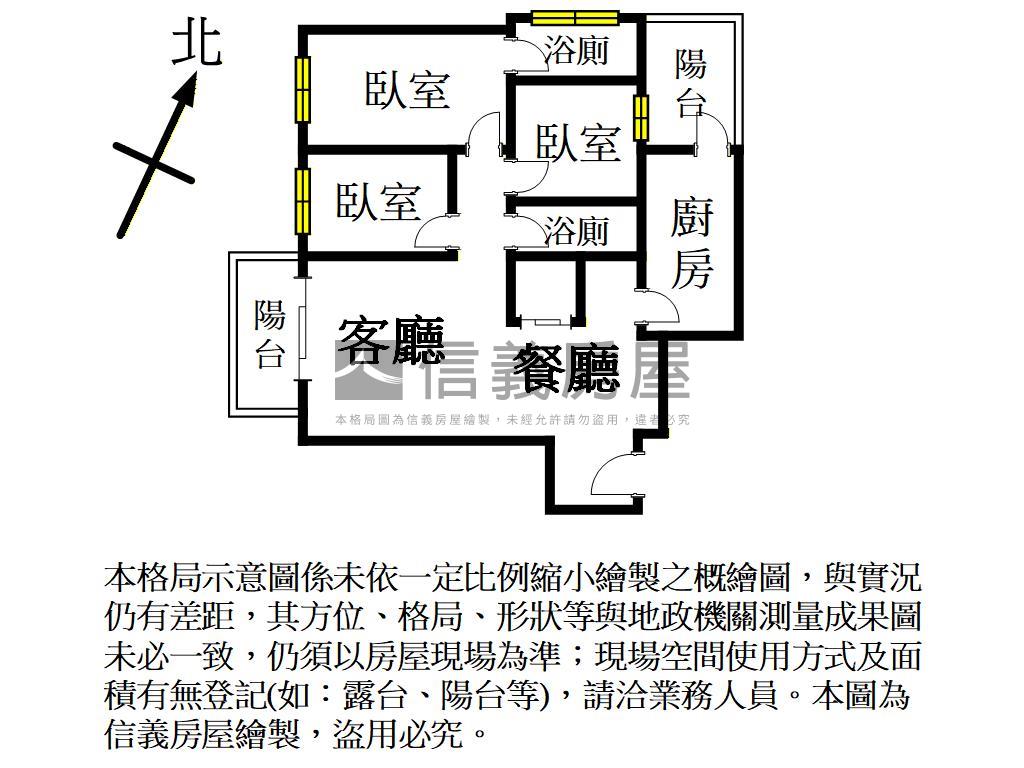 中路璟都米蘭精美三房車位房屋室內格局與周邊環境