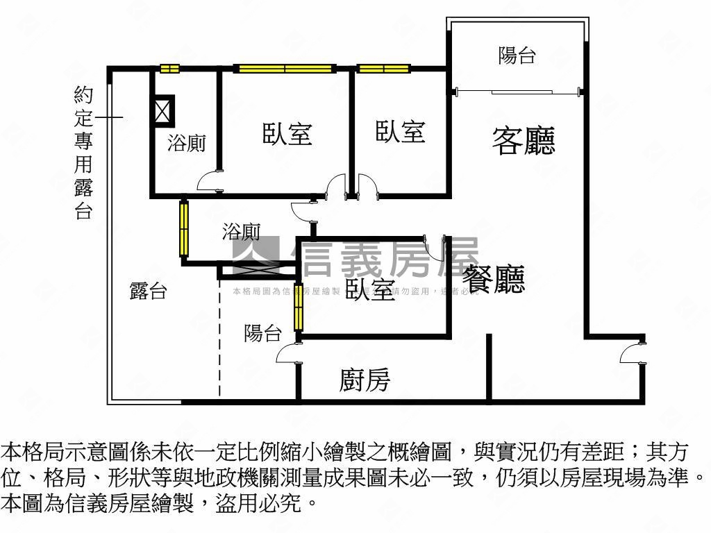 鳳鳴重劃區三房車位露台戶房屋室內格局與周邊環境