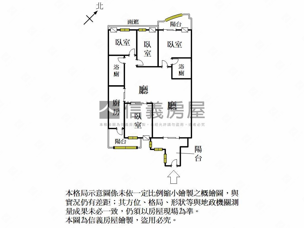 河堤首排樹海景觀四房平車房屋室內格局與周邊環境