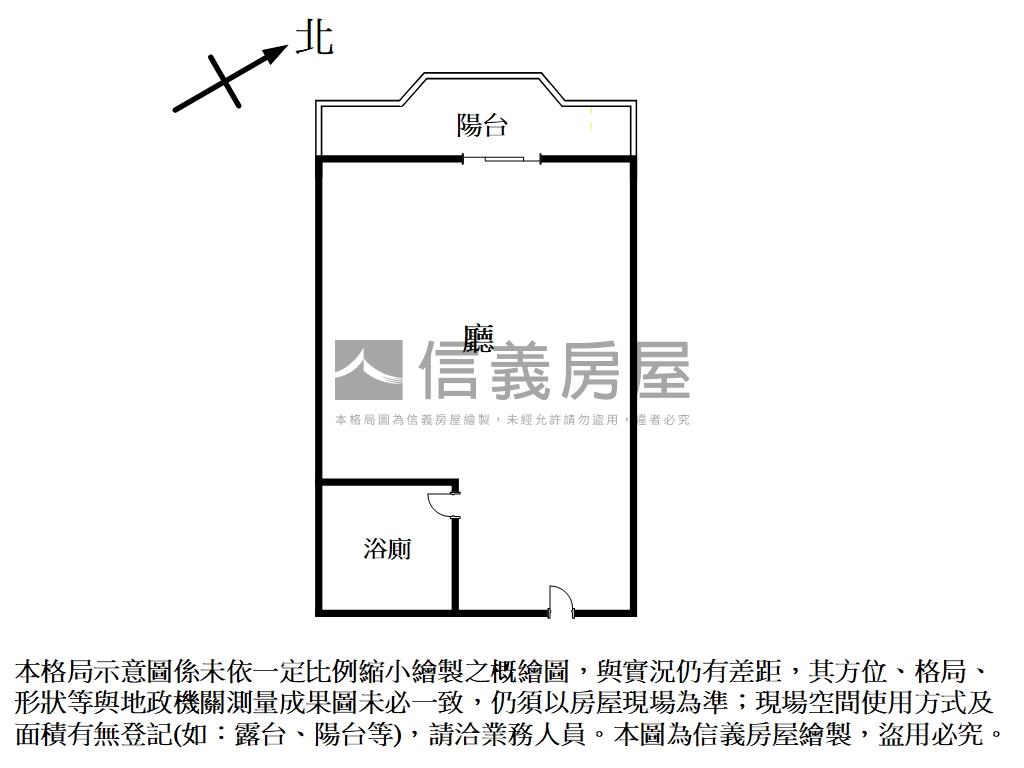 有故事的採光套房房屋室內格局與周邊環境