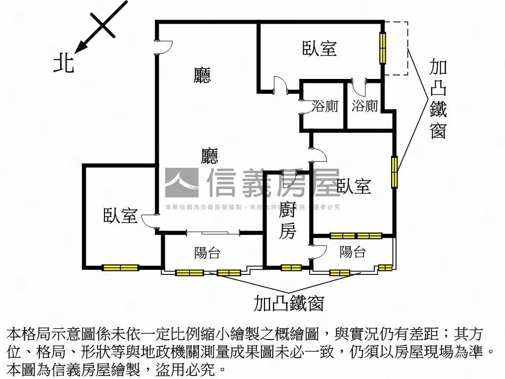 新莊前後陽台電梯三房車位房屋室內格局與周邊環境