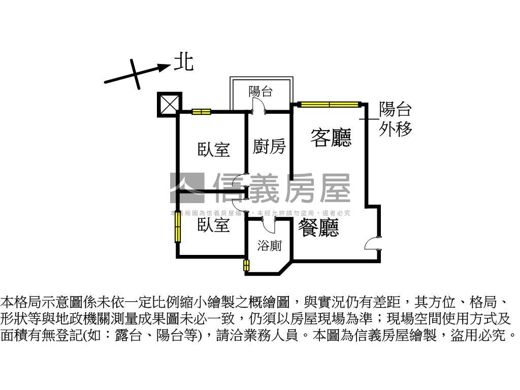 下樓有萬家福全聯健工兩房房屋室內格局與周邊環境