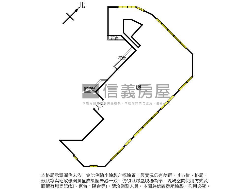 高雄市區府北商用店辦倉房屋室內格局與周邊環境