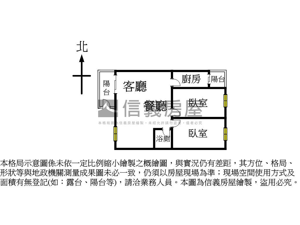 ［專任］頭家學區２房平車房屋室內格局與周邊環境