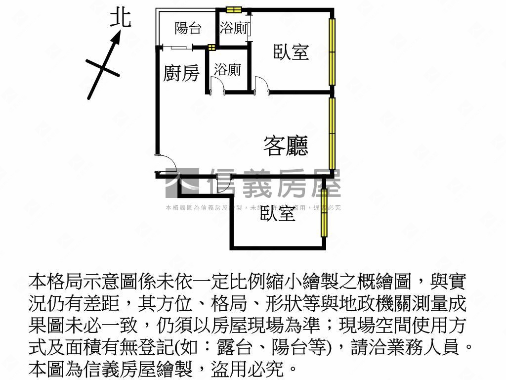 普羅旺斯兩房兩衛浴車位房屋室內格局與周邊環境