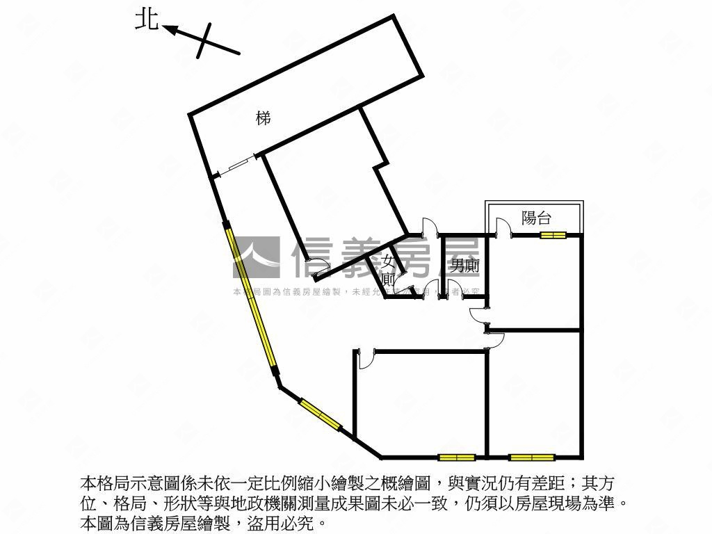 稀有二樓大坪數商用空間房屋室內格局與周邊環境