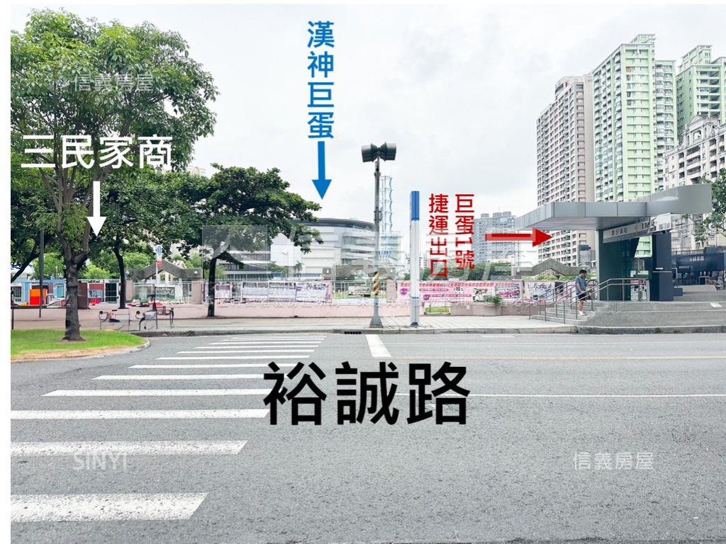巨蛋瑞豐夜市旁面寬金店房屋室內格局與周邊環境