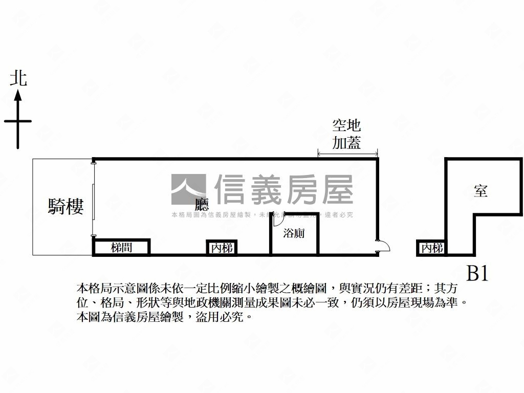 復興南路大馬路上店面房屋室內格局與周邊環境