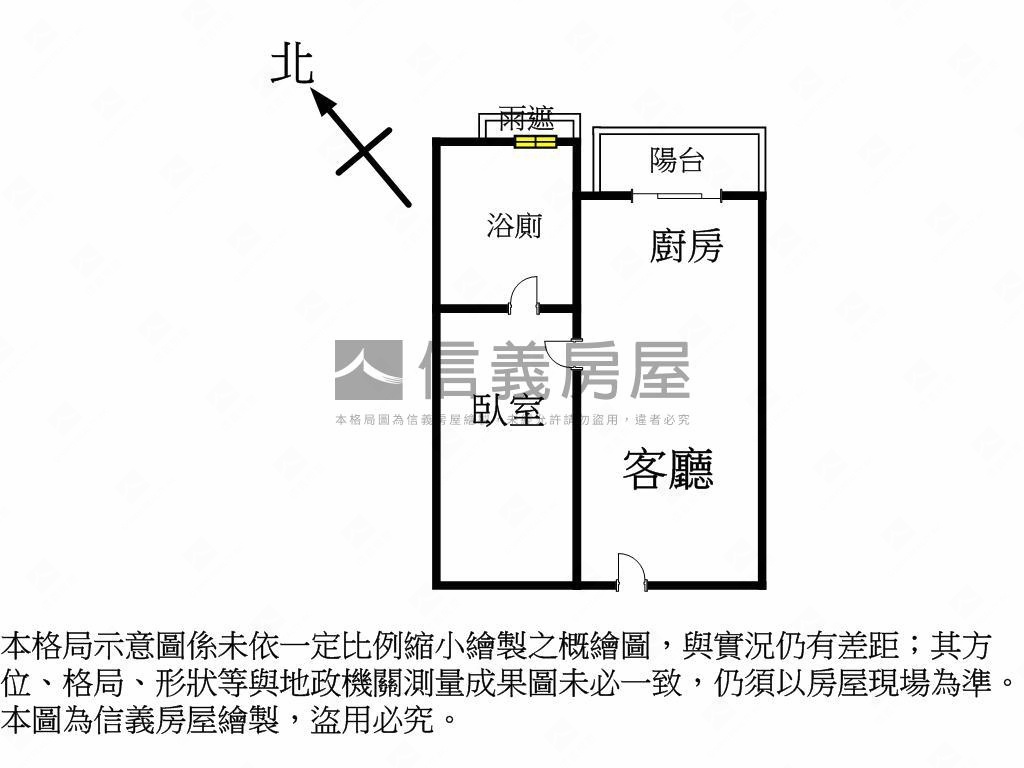 美美世紀凱悅一房房屋室內格局與周邊環境