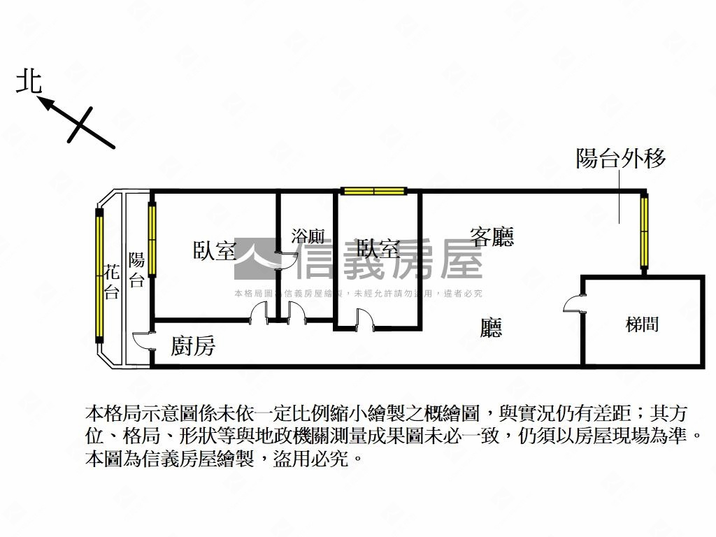 長安邊間採光２房房屋室內格局與周邊環境