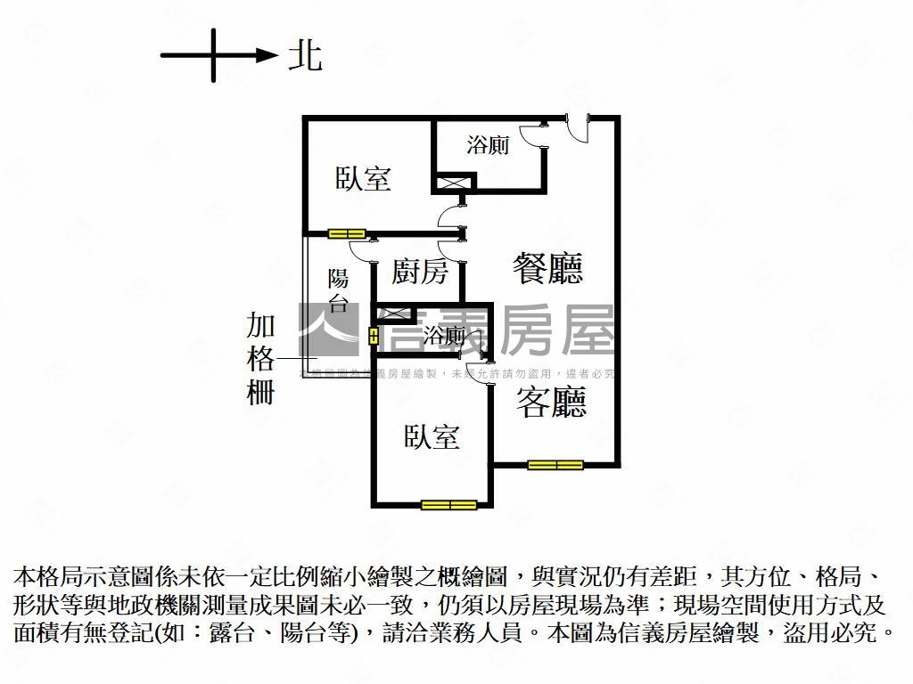近捷運大通大美兩房雙衛浴房屋室內格局與周邊環境