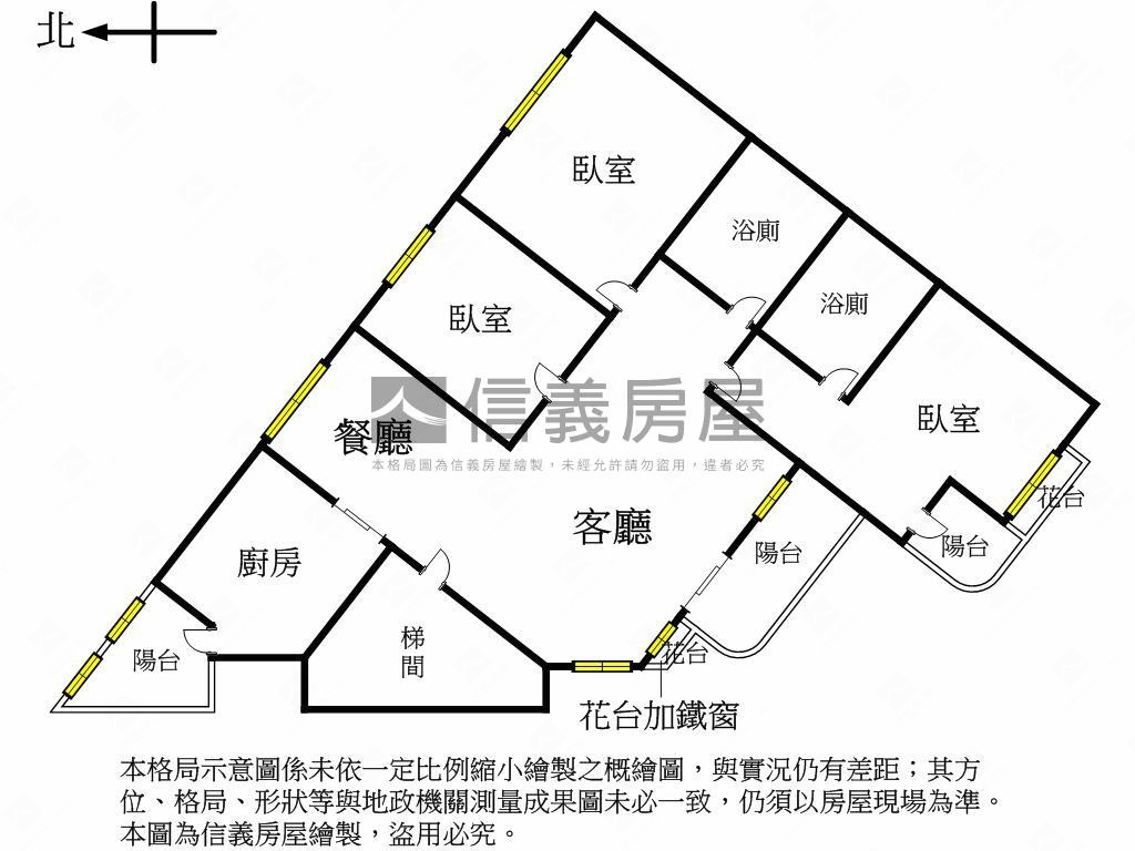 近捷運文心中清大三房房屋室內格局與周邊環境