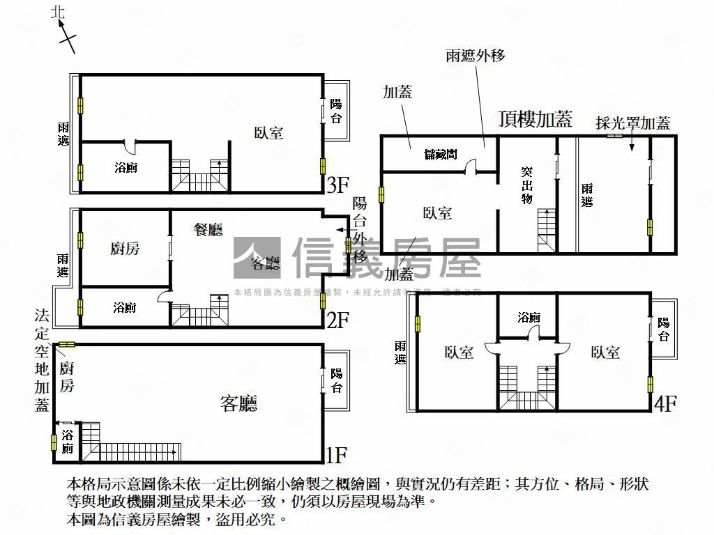 縣政二臨路透店房屋室內格局與周邊環境