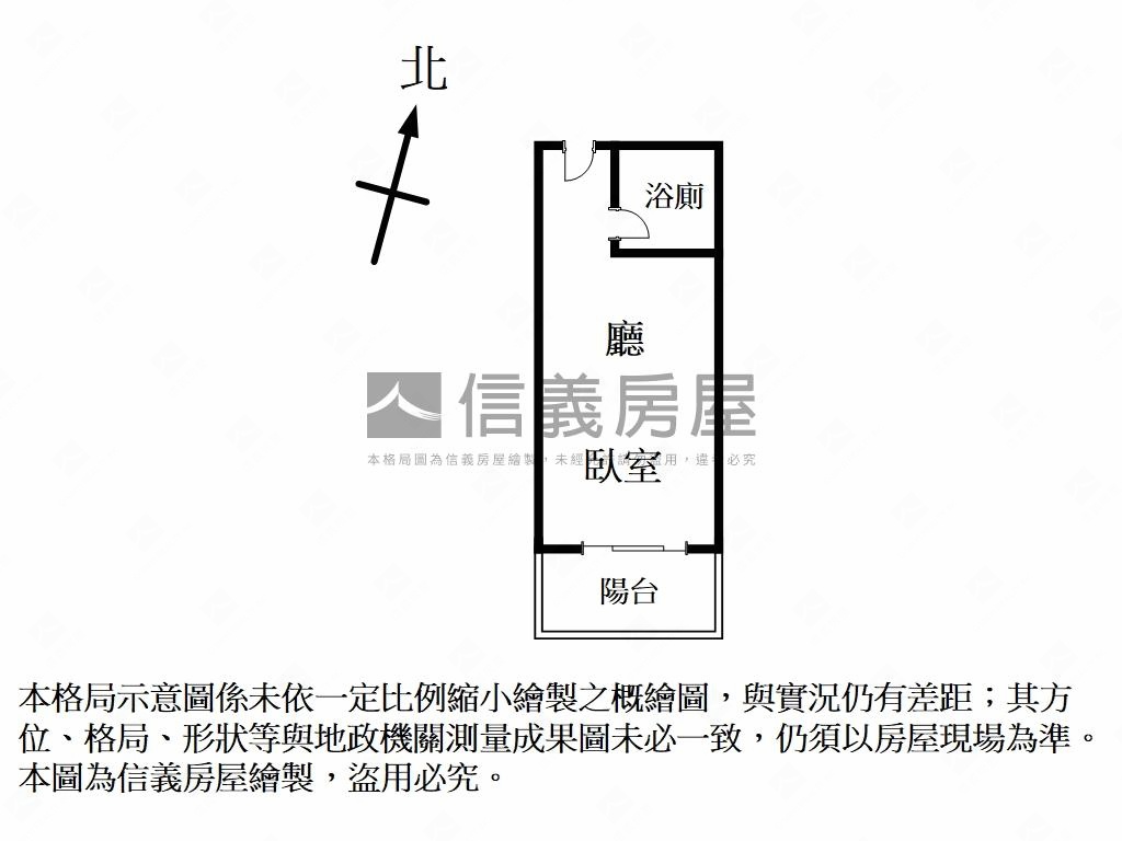市區有陽台電梯套房房屋室內格局與周邊環境