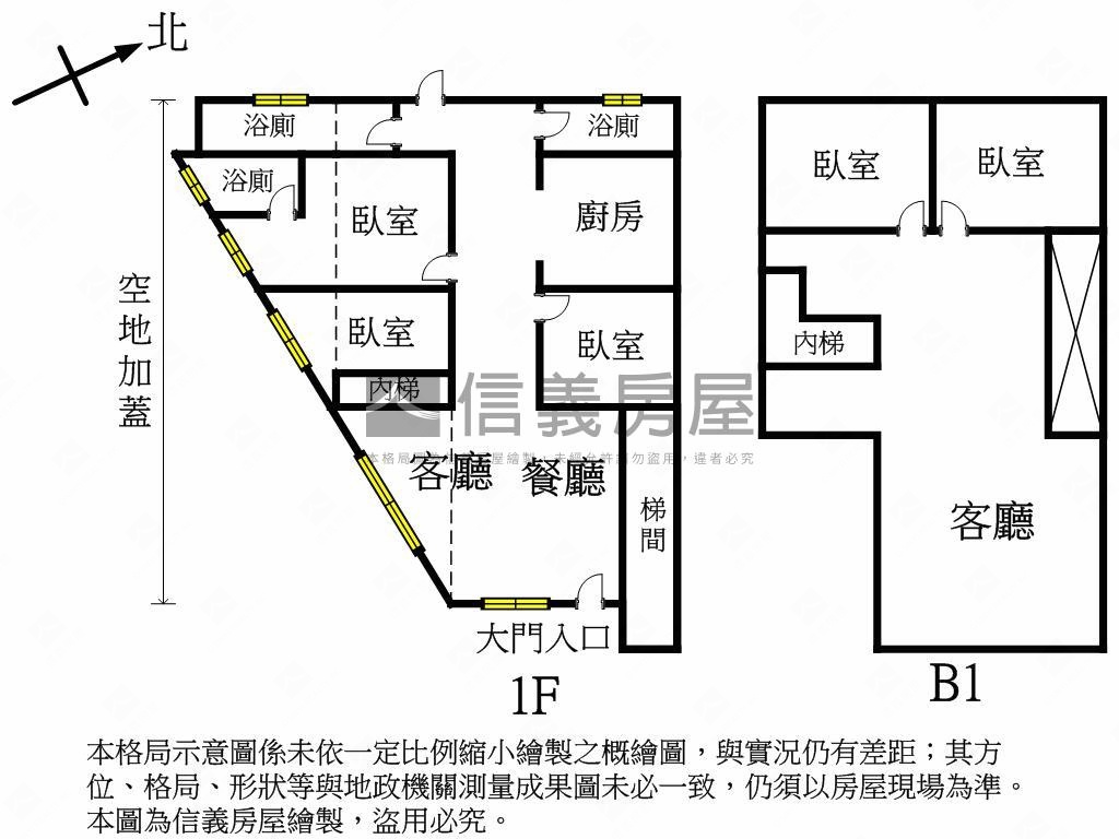 水噹噹一樓門前方便停車房屋室內格局與周邊環境