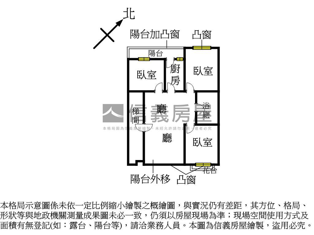 稀！復旦中學採光三房房屋室內格局與周邊環境