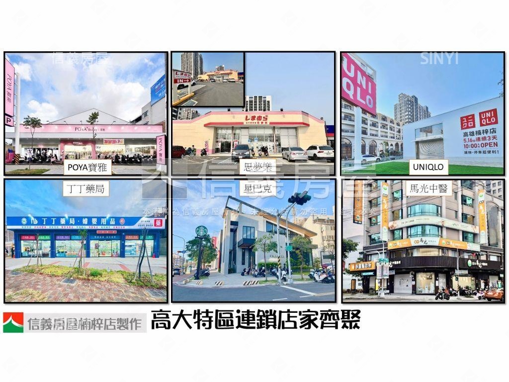 高大天悅高樓景觀三房車位房屋室內格局與周邊環境