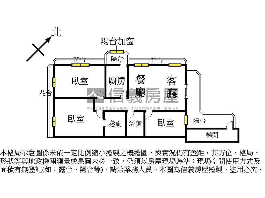 文昌國小三房房屋室內格局與周邊環境