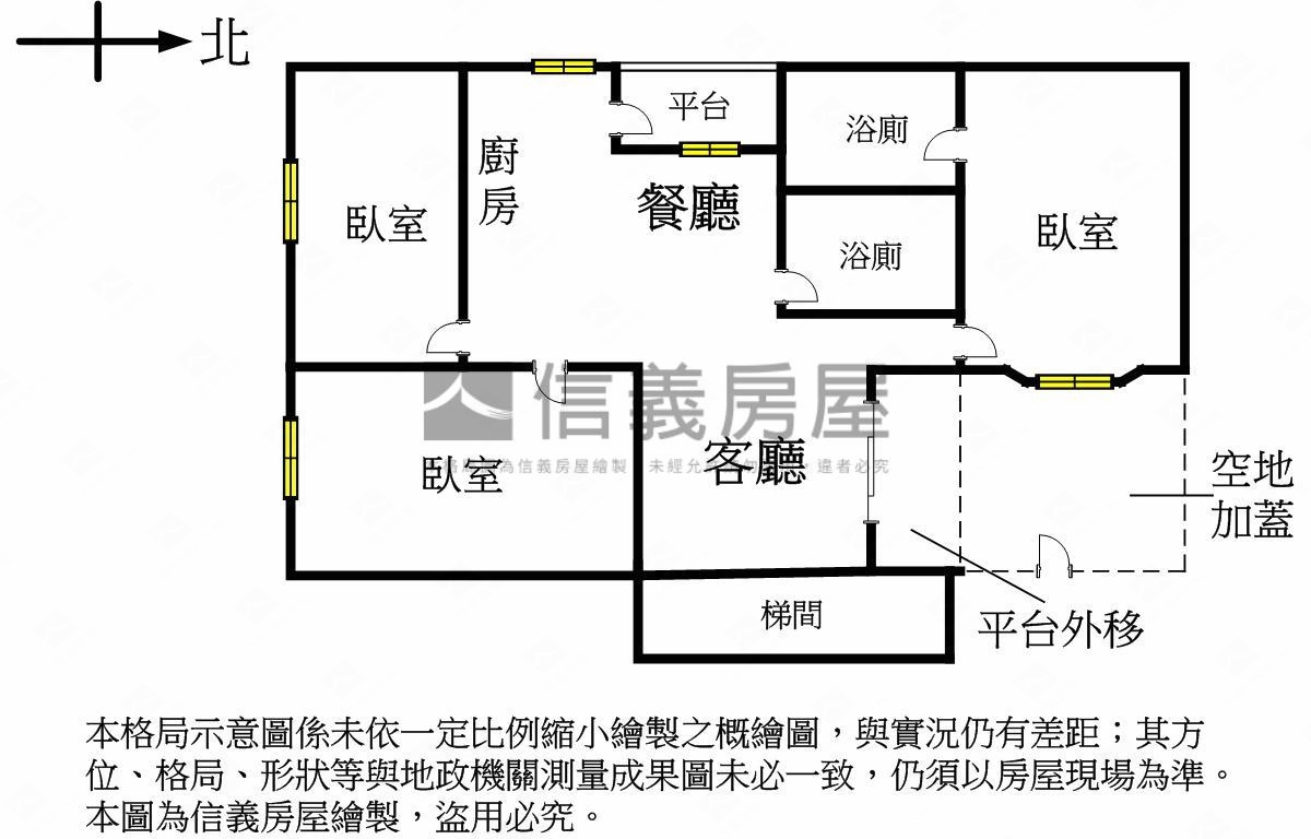 近勤美一樓美寓房屋室內格局與周邊環境