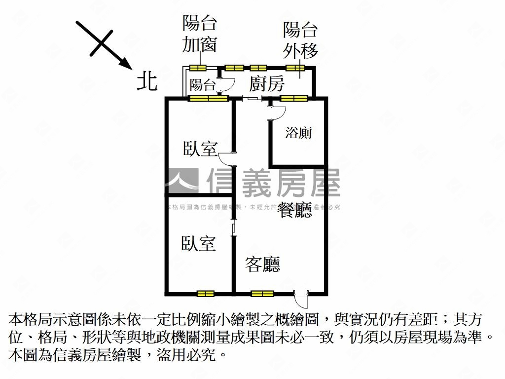 國盛精緻美裝二房房屋室內格局與周邊環境