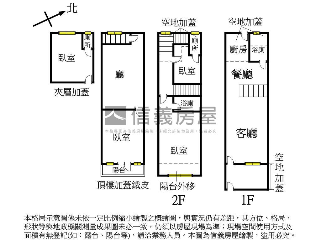 近道明聖功輕軌活巷透天房屋室內格局與周邊環境