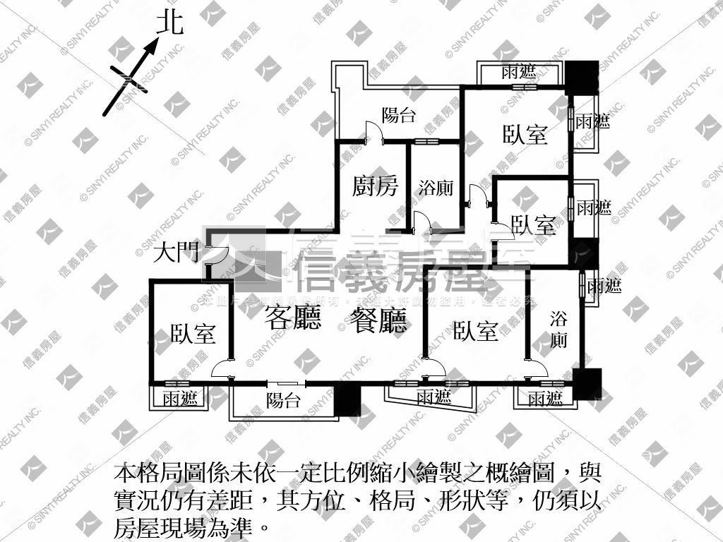 蒙特里安四房雙車位房屋室內格局與周邊環境