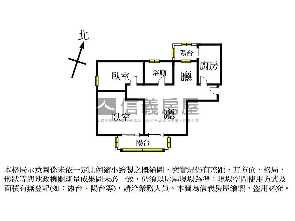 力霸高樓層２＋１房屋室內格局與周邊環境