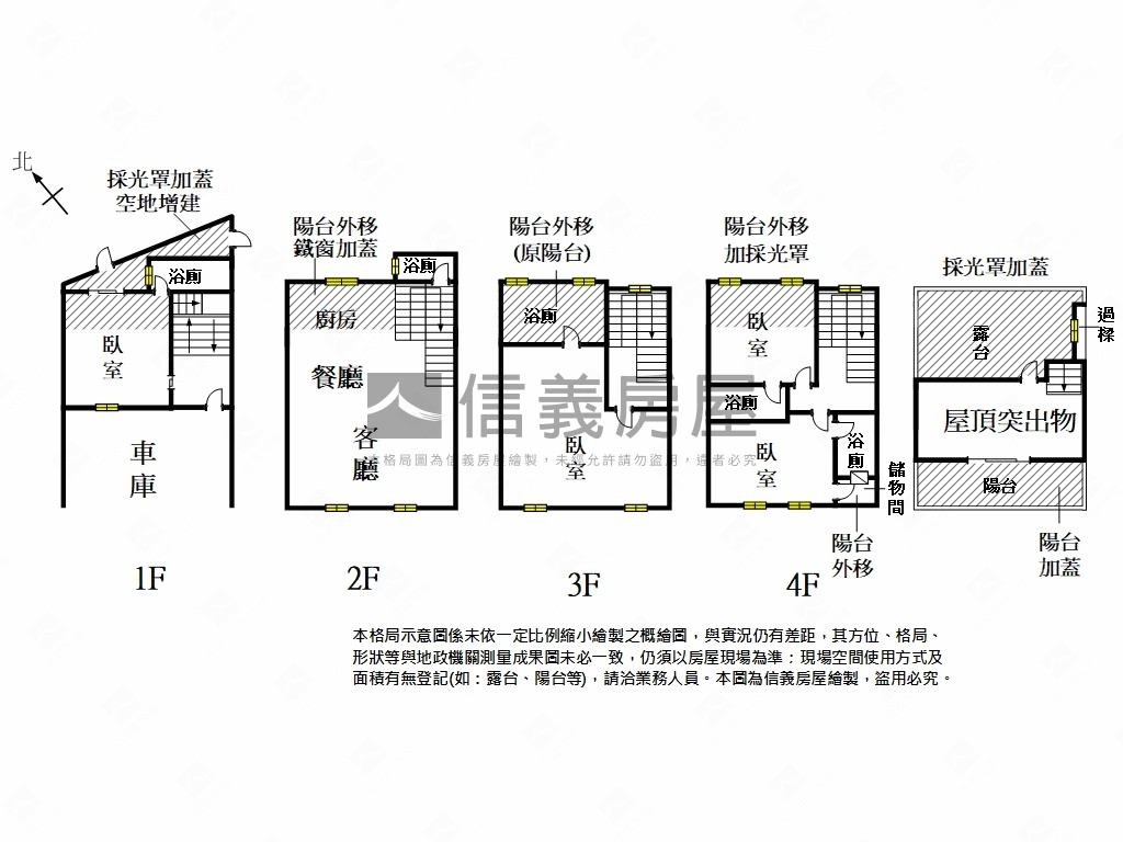 安北併排雙車墅再現房屋室內格局與周邊環境